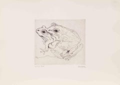 Rane - Acquaforte di Sergio Barletta - Anni '70