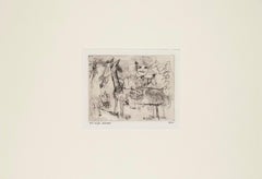 Homage to Paul Klee - Etching by Sergio Barletta - 1960
