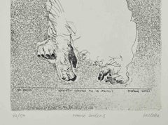 Homo Ludens - Acquaforte di Sergio Barletta - Anni '60