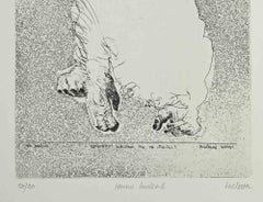Homo Ludens - Etching by Sergio Barletta - 1960s