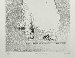 Homo Ludens - Radierung von Sergio Barletta - 1960er Jahre