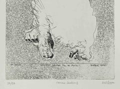 Homo Ludens - Gravure de Sergio Barletta - années 1960