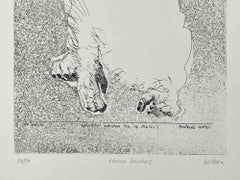 Homo Ludens - Aguafuerte de Sergio Barletta - Años 60