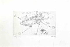 Insects  - Etching by Sergio Barletta - 1974