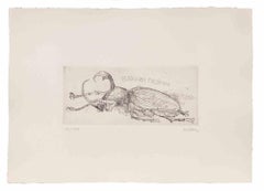 Mexican Beetle - Etching by Sergio Barletta - 1970s