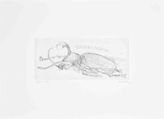 Mexican Beetle - Etching by Sergio Barletta - 1970s