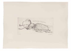 Mexican Beetle - Etching by Sergio Barletta - 1970s