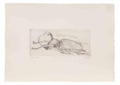 Mexican Beetle  - Etching by Sergio Barletta - 1970s