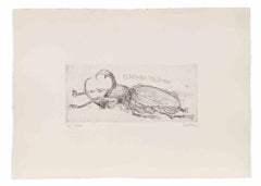 Mexican Beetle  - Etching by Sergio Barletta - 1970s
