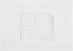 Nude - Etching by Sergio Barletta - 1970s