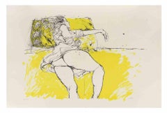 Nude - Lithograph by Sergio Barletta - 1980