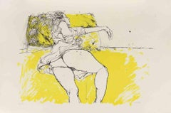 Nude - Lithograph by Sergio Barletta - 1980