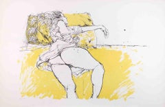 Nu - Lithographie de Sergio Barletta - 1980
