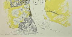 Nude - Lithograph by Sergio Barletta - 1980s