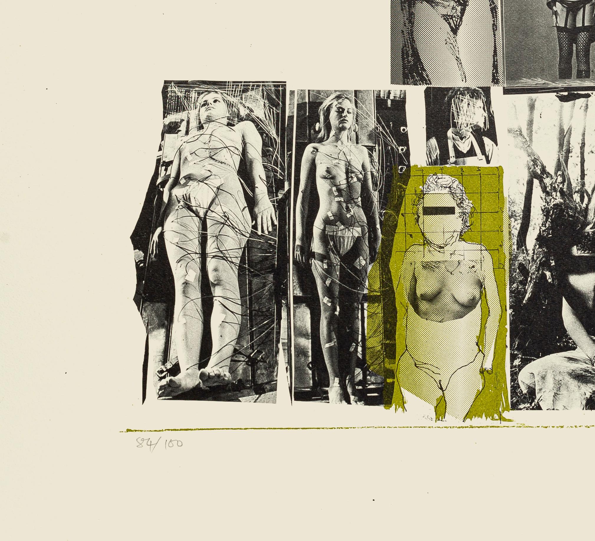 Nudo - Litografia originale di Sergi Barletta - Anni '70 - Print Contemporaneo di Sergio Barletta