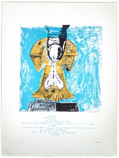 Lithographie d'origine Nude de Sergio Barletta - 1970