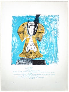 Desnudo - Litografía original de Sergio Barletta - Años 70