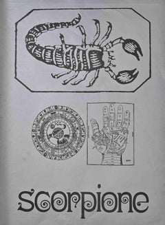 Scorpio - Sérigraphie de Sergio Barletta - 1970
