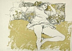 El Soñador - Litografía de Sergio Barletta - 1970ca