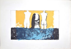 Track - Original Lithograph by Sergio Barletta - 1970s