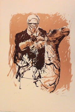 Tuareg - Original Etching by Sergio Barletta - 1976 ca.