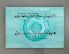 Andante, Dalla serie Musica ausente.  Pittura astratta su tela.