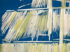 Barco Blanco. From the Barcos en el garaje series.  Abstract painting