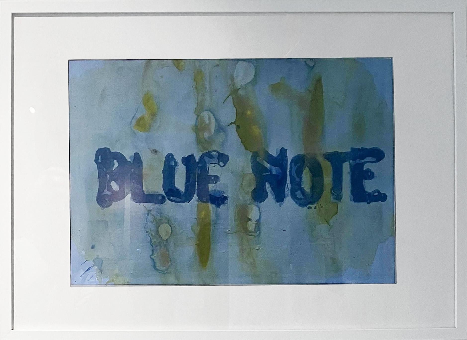 Blue Note, by Sergio Bazan
From The chemical vest Series
Acrylic paint on paper
Image Size: 18 H x 25 W inches
Frame size: 21 H x 28 W x 1 D in.
Signed by artist

_______
The paintings of Sergio Bazán have a strong gesture and expressionist imprint,