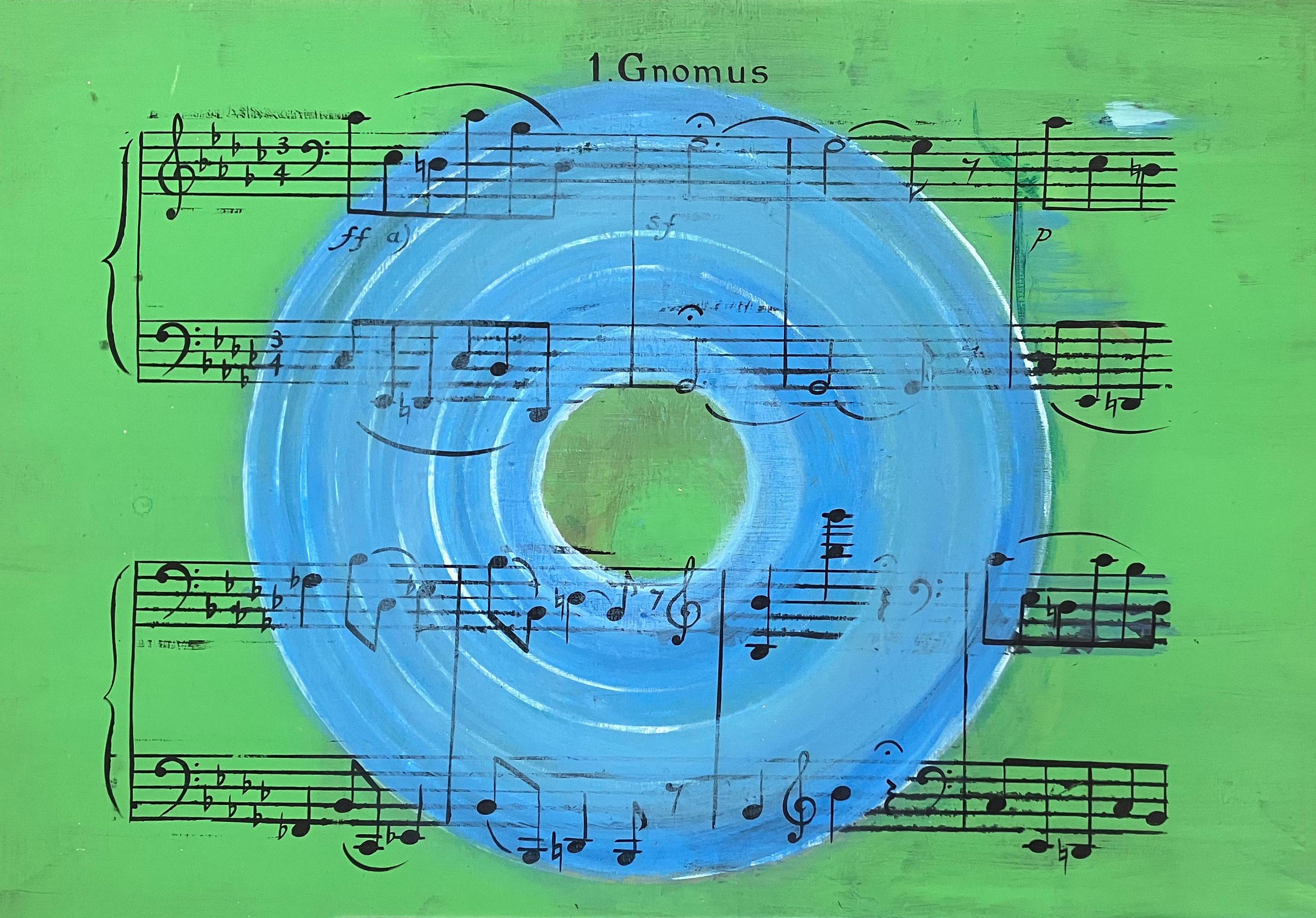 Dittico: Andante e Dittico Gnomus. Dipinti astratti su tela. - Painting Contemporaneo di Sergio Bazan