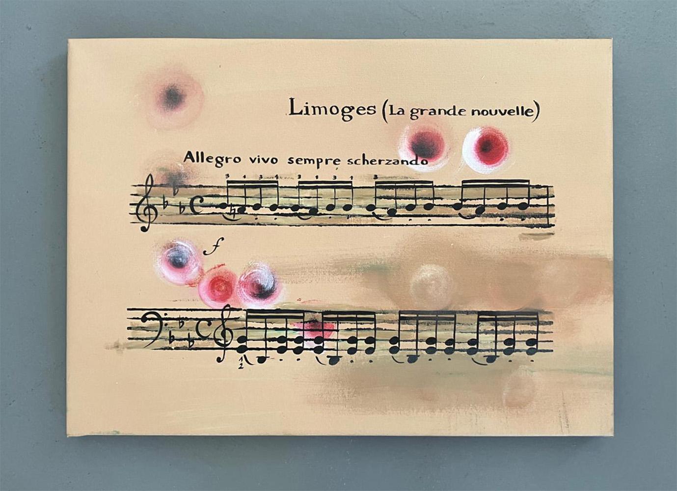 Diptychon:  Roma Num und Limoges Diptychon.  Abstraktes Gemälde auf Leinwand (Zeitgenössisch), Painting, von Sergio Bazan