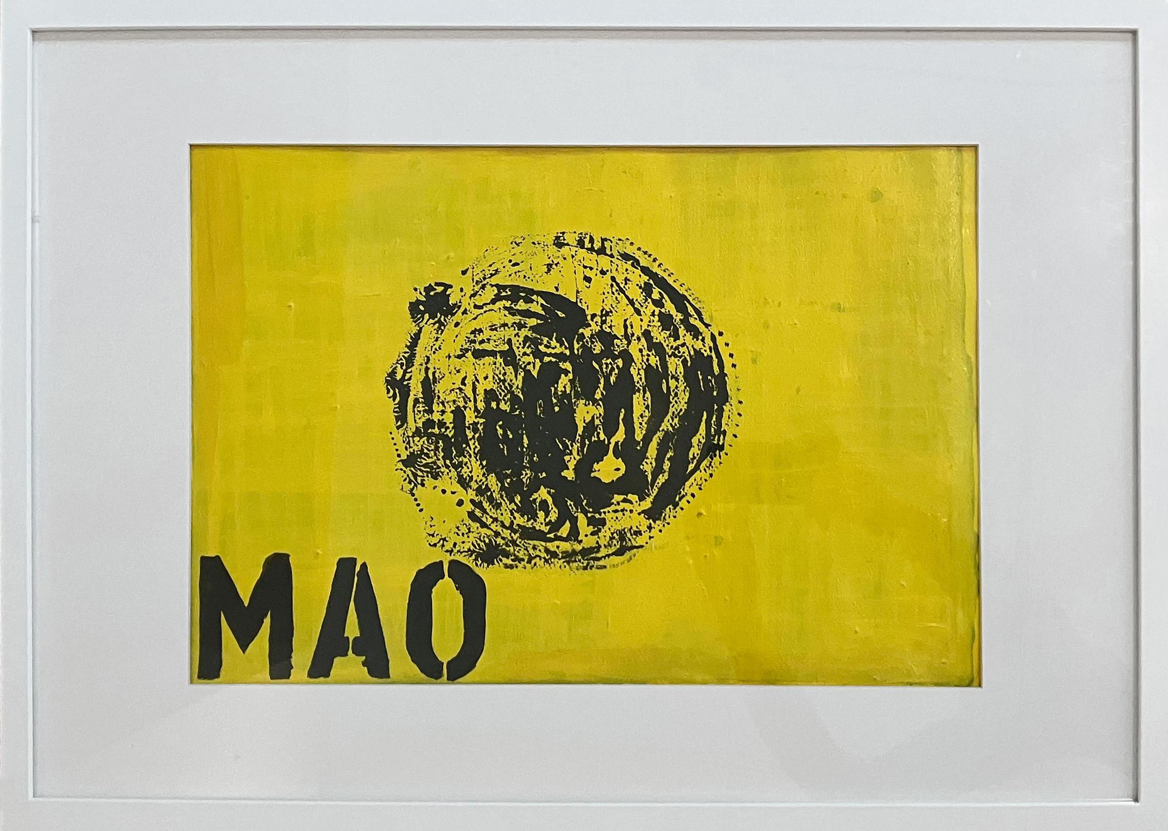 Sigo tu voz und Mao. Gemälde, Diptychon. Aus der Reihe Chaleco Quimico im Angebot 6