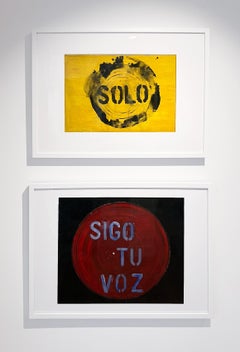 Solo e Sigo tu voz, Dipinti.  Dittico, Dalla serie Chaleco Quimico