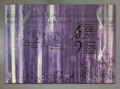 Las Tablas de JC. Extrait de la série "La Música Ausente". Peinture abstraite sur toile