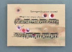 Limoges de la serie La Música Ausente, Pintura abstracta sobre lienzo