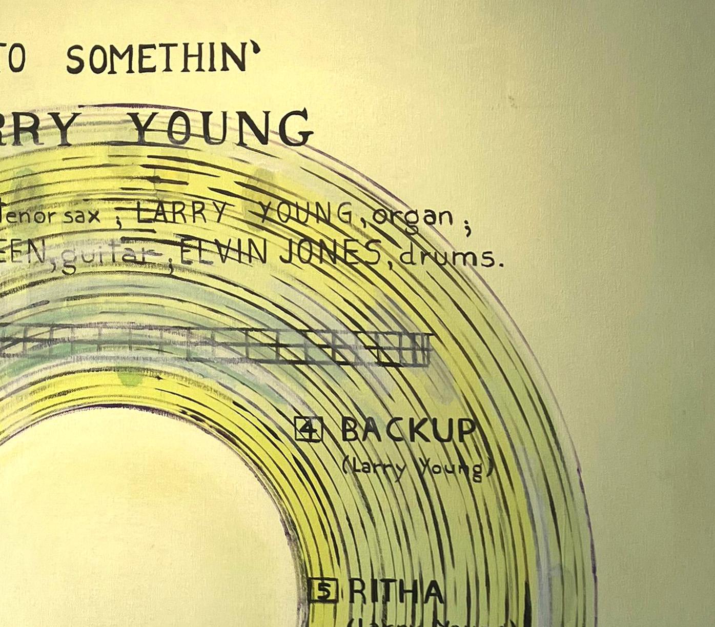 Plaza de Toros. From The Absent Music series. Abstract painting - Contemporary Painting by Sergio Bazan