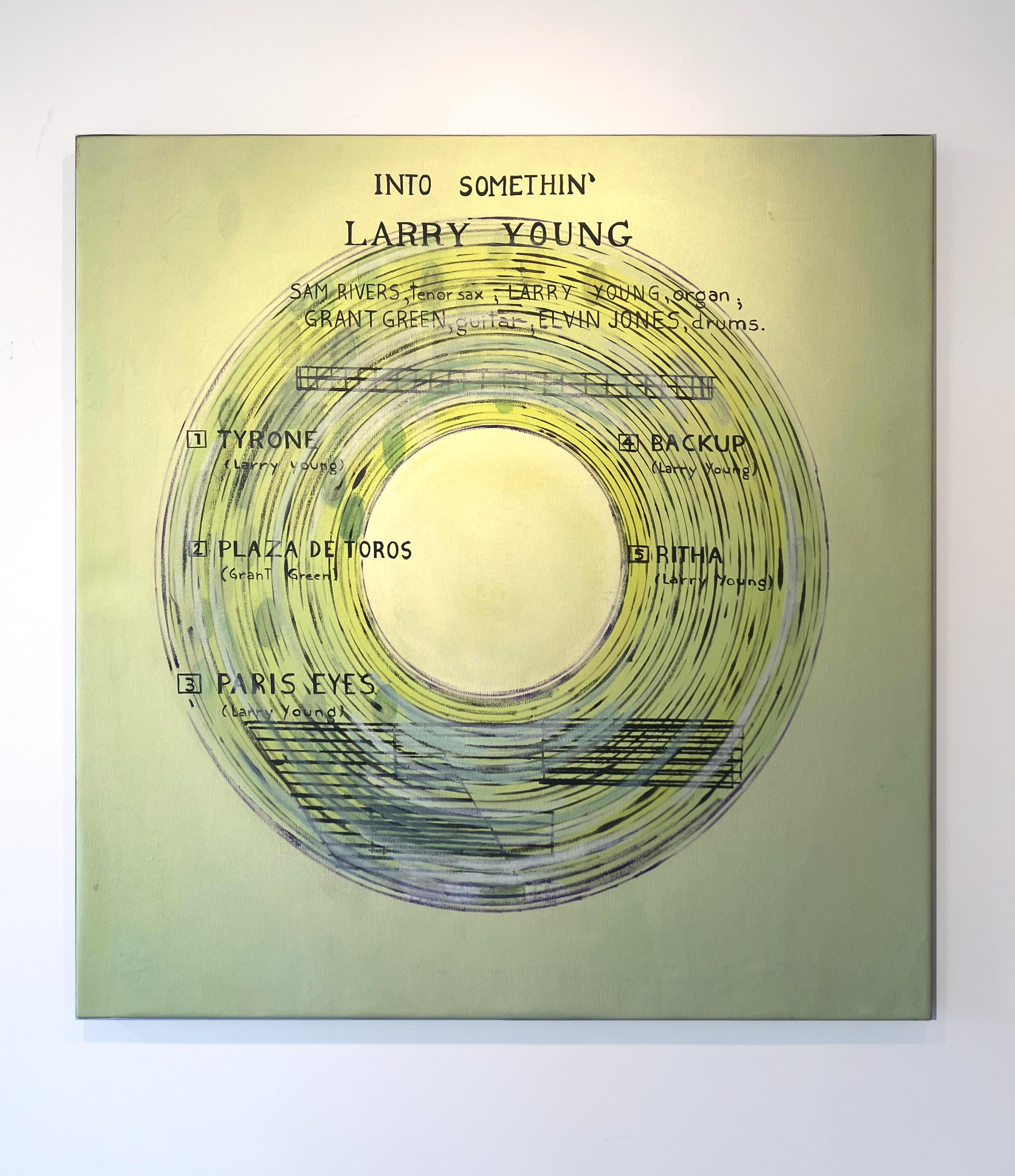 Plaza de Toros. From The Absent Music series. Abstract painting - Painting by Sergio Bazan