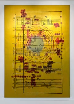 Preludio en el Hospital VS. From The Absent Music Series. Abstract Painting