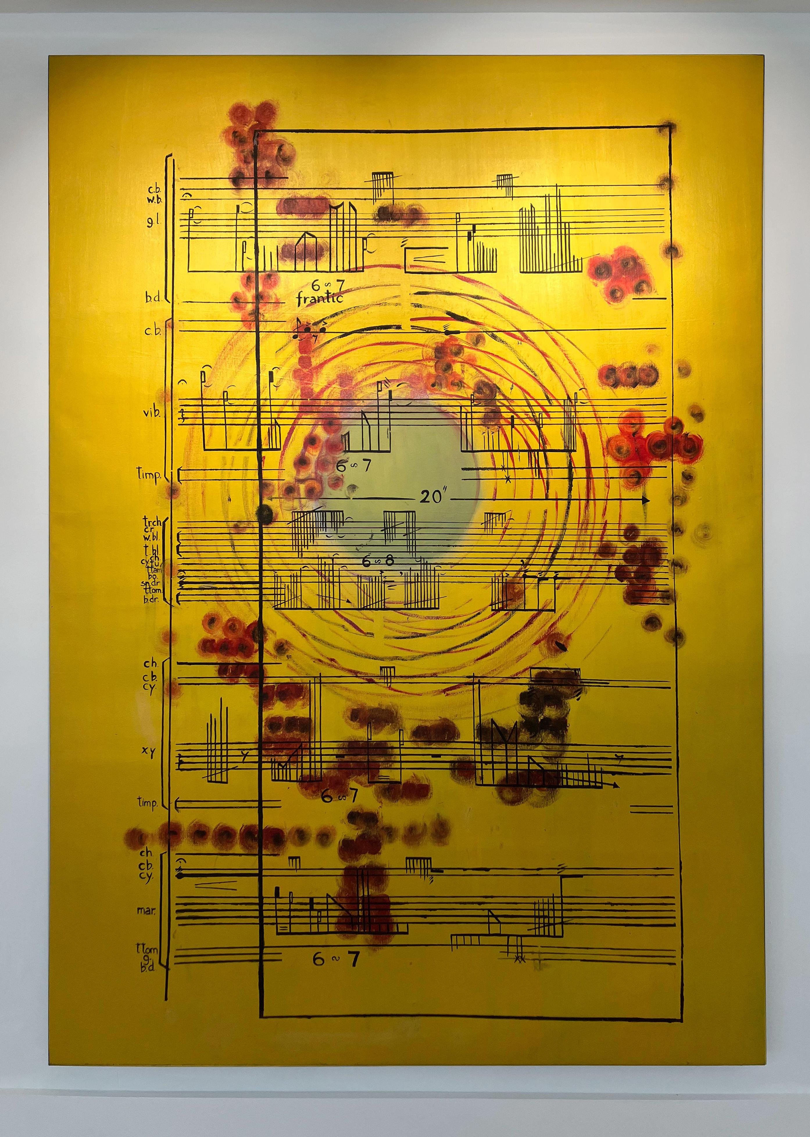 Preludio en el Hospital VS. From La Música Ausente series. Abstract Painting