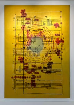 Preludio nell'ospedale VS. Dalla serie "La Música Ausente". Pittura astratta
