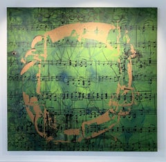 Promenade II. Dalla serie La Música Ausente, Pittura astratta su tela