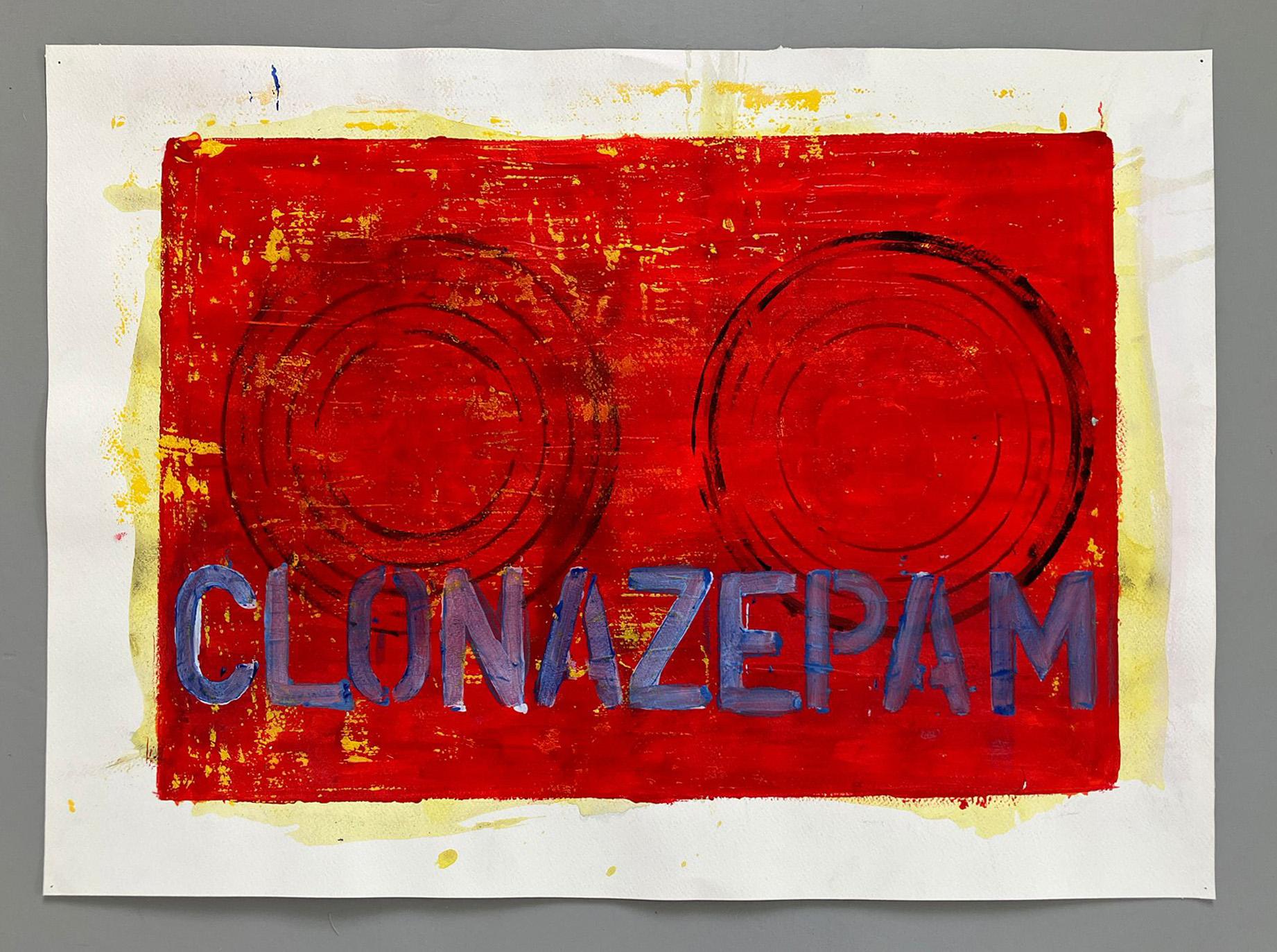 Set of 5 Abstract Paintings. From The chemical vest series For Sale 8