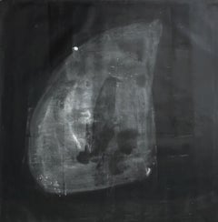 La série noire, peinture. Peinture abstraite sur toile