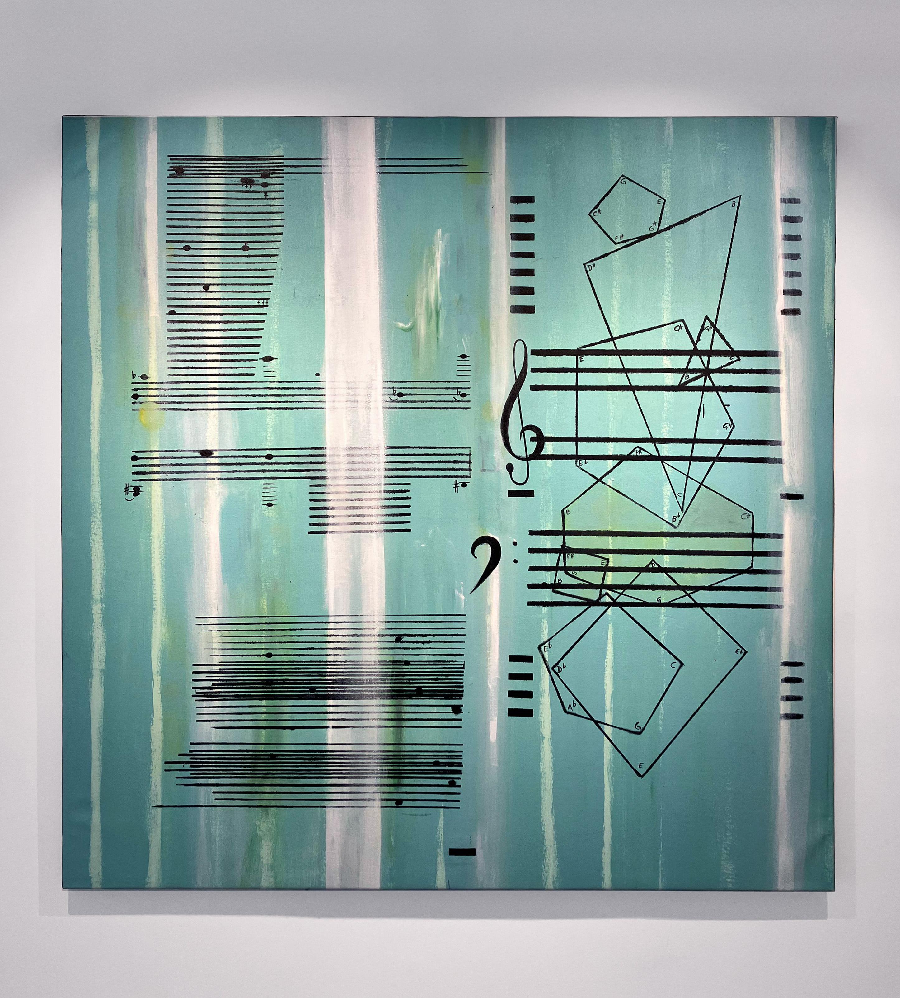 Ohne Titel aus der Serie La Música Ausente, Abstrakte Malerei