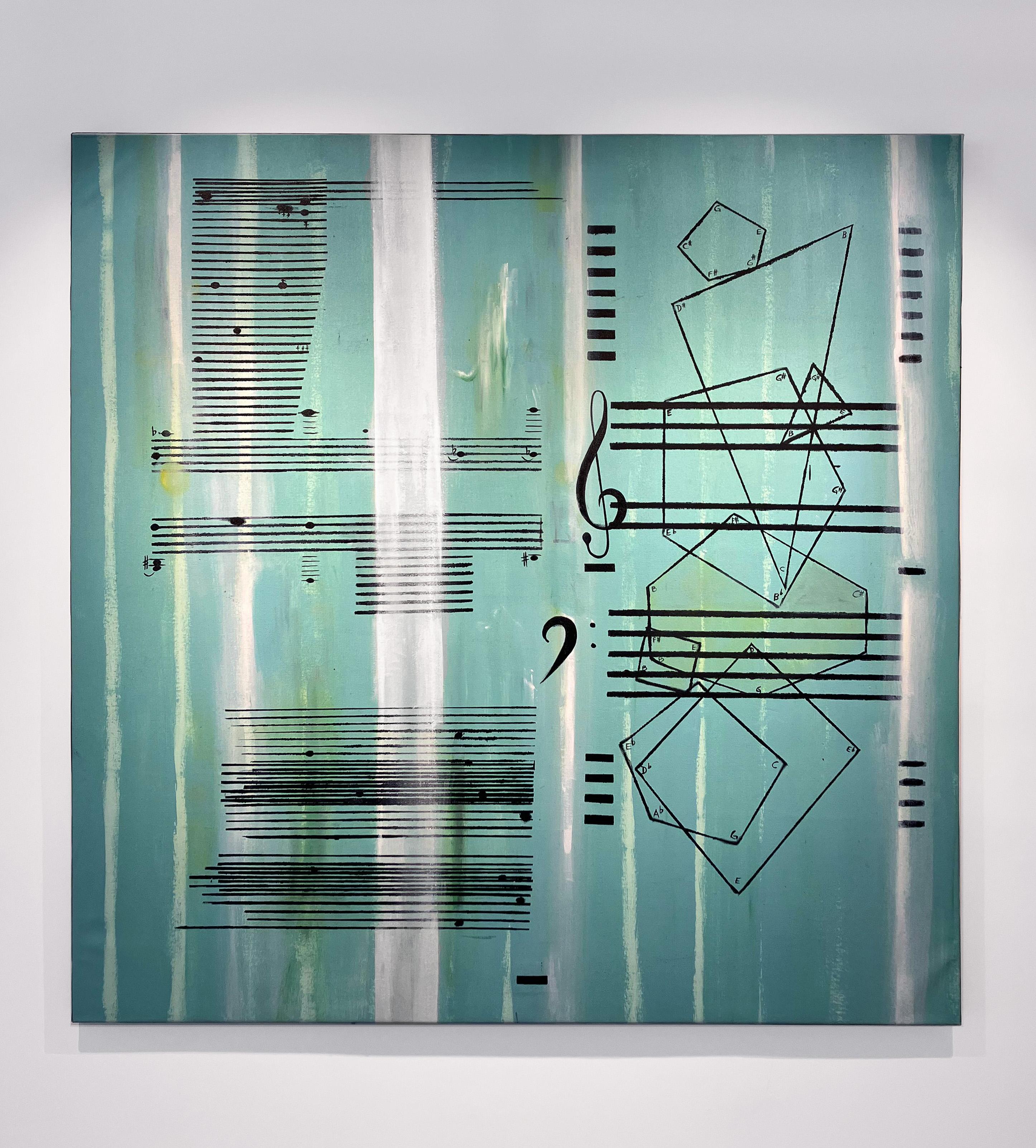 Untitled. From The Absent Music Series, Abstract painting