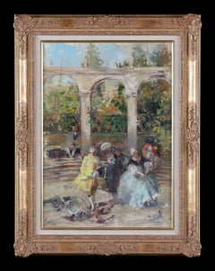 Figures in a Courtyard