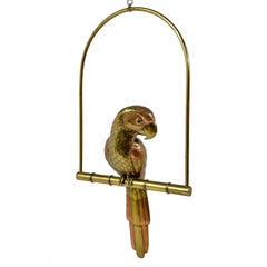 Sergio Bustamante Brass & Copper Parrot