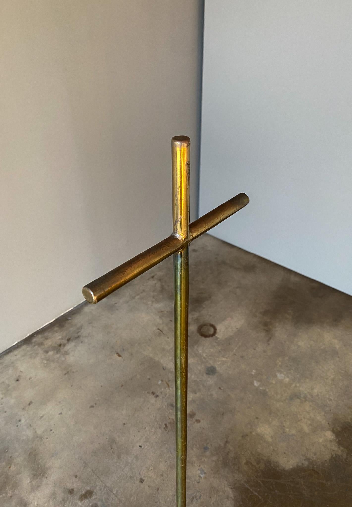 Sergio Bustamante Brass Easel, Stand, Display for Sculptures, Mexico, 1970's  For Sale 3
