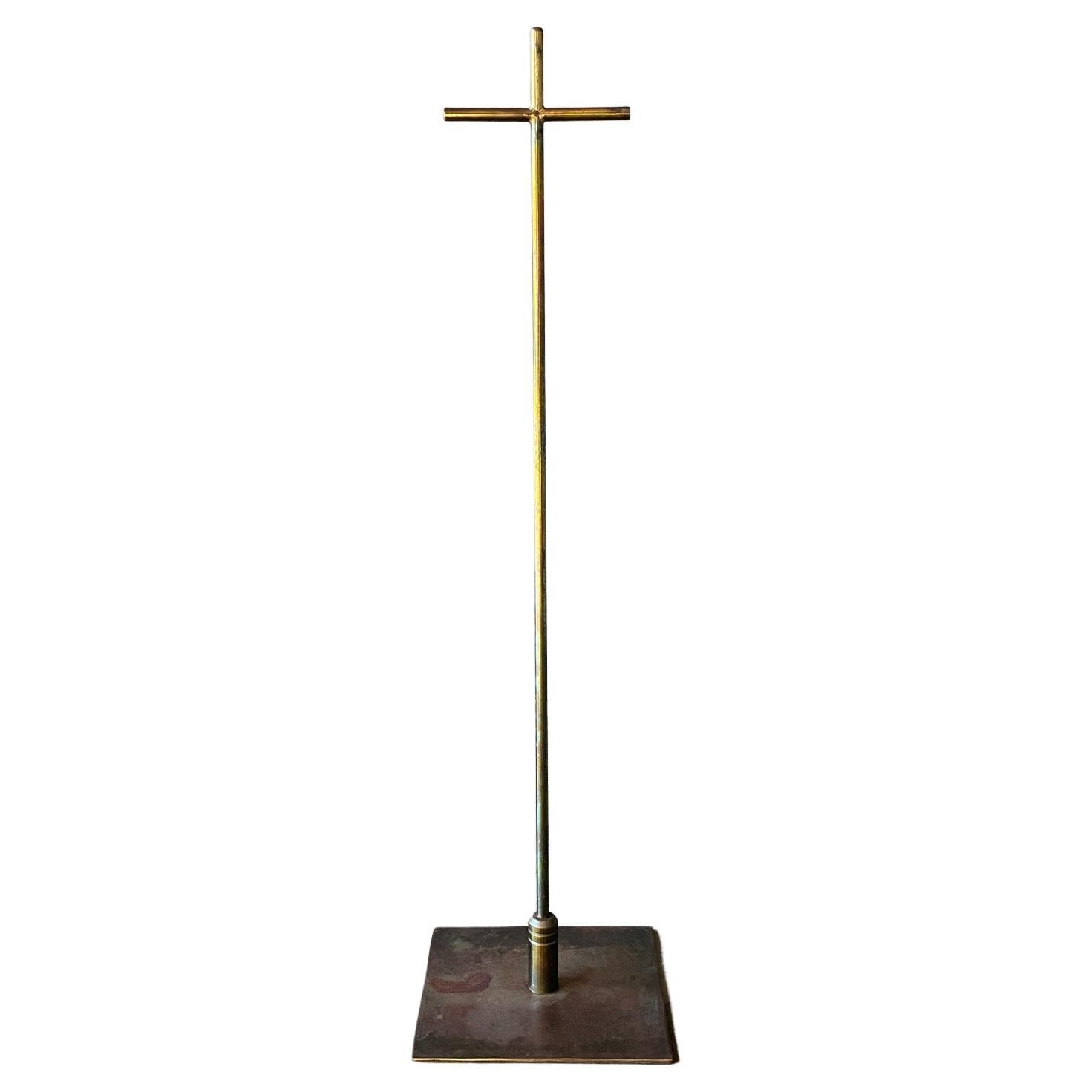 Sergio Bustamante Brass Easel, Stand, Display for Sculptures, Mexico, 1970's 
