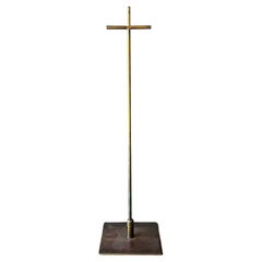 Antique Sergio Bustamante Brass Easel, Stand, Display for Sculptures, Mexico, 1970's 