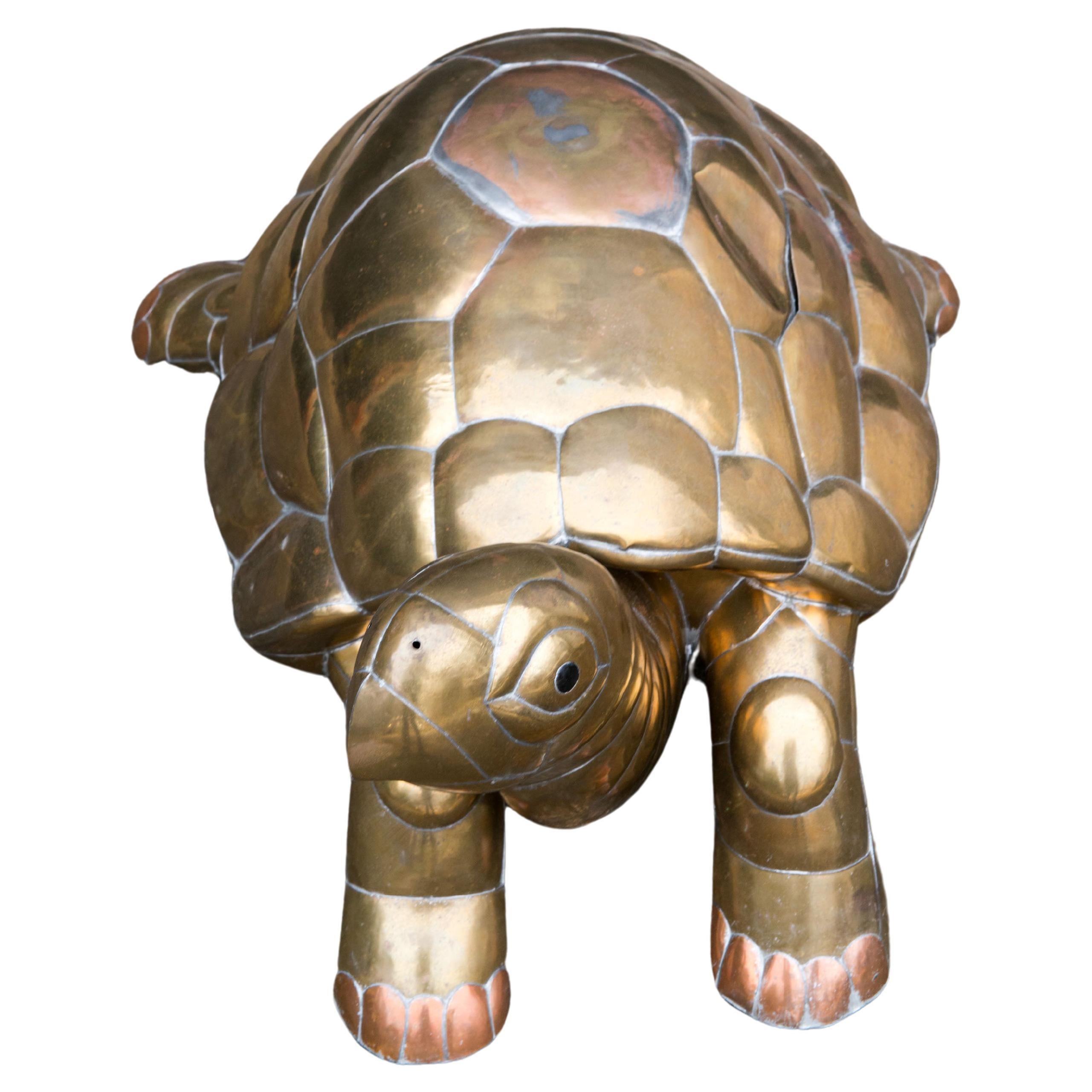 Sergio Bustamante Brass Turtle